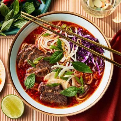  Bún Bò Huế: Eine würzige, aromatische Suppe die dich nach Hue zurückversetzt!