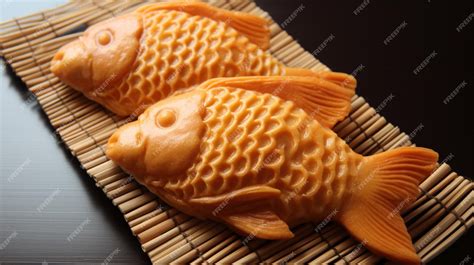  Taiyaki: Ein süßes Gebäck mit knuspriger Außenseite und cremiger Füllung - ein kulinarisches Highlight aus Echigo-Yuzawa!